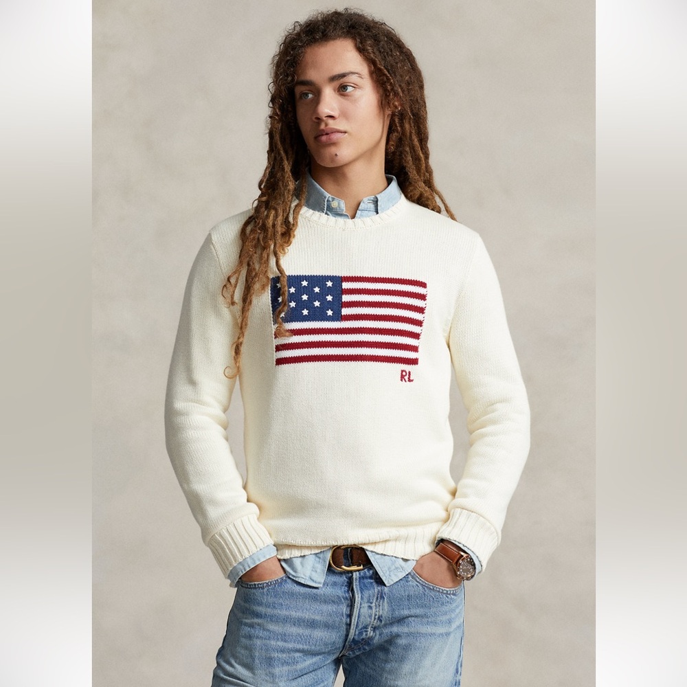 POLO RALPH LAUREN MENS USA SWEATER XL